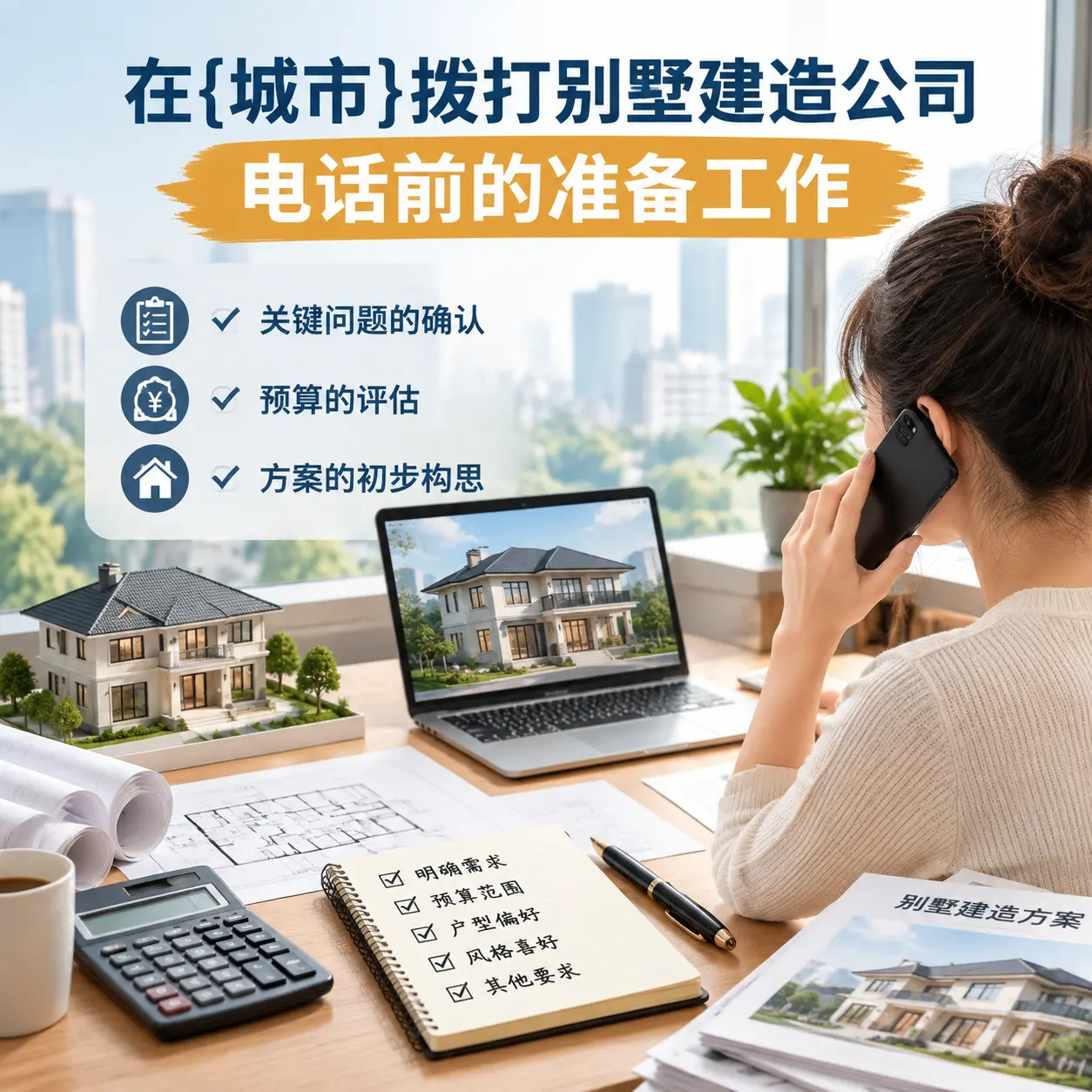 在云南拨打别墅建造公司电话前的准备工作