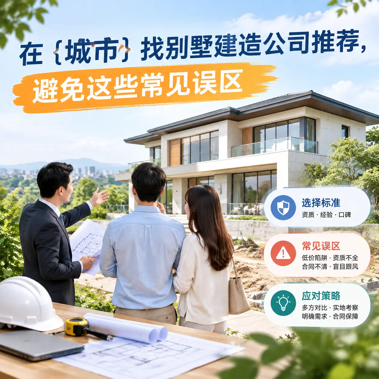 在 云南 找别墅建造公司推荐，避免这些常见误区
