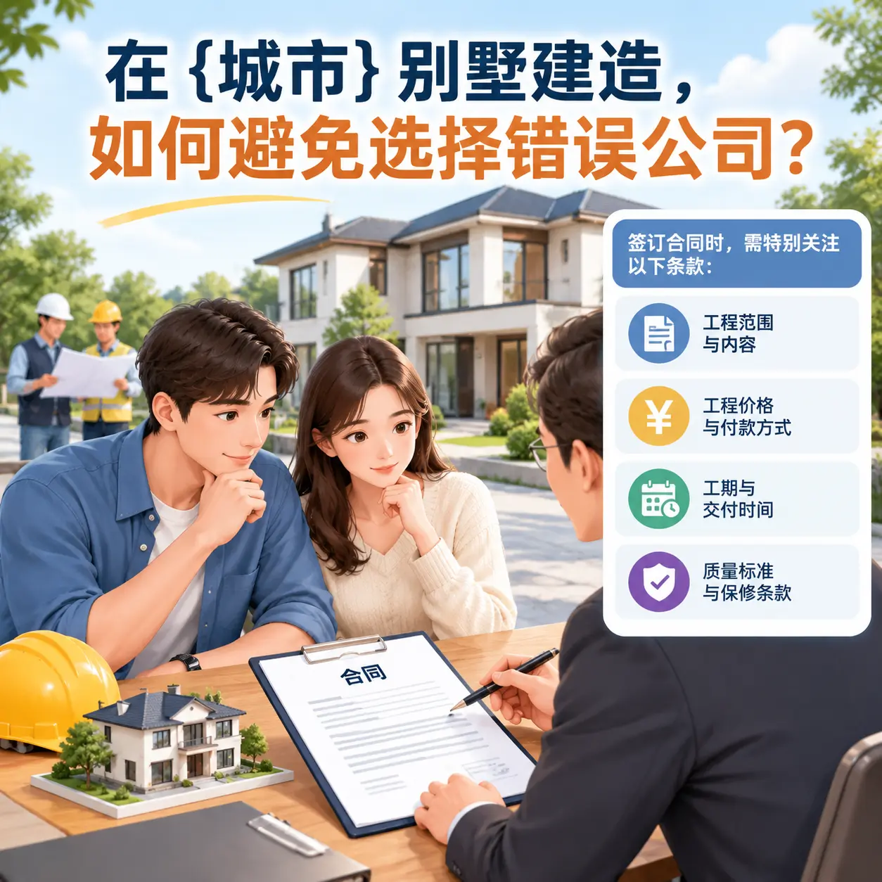 在 云南 别墅建造,如何避免选择错误公司?