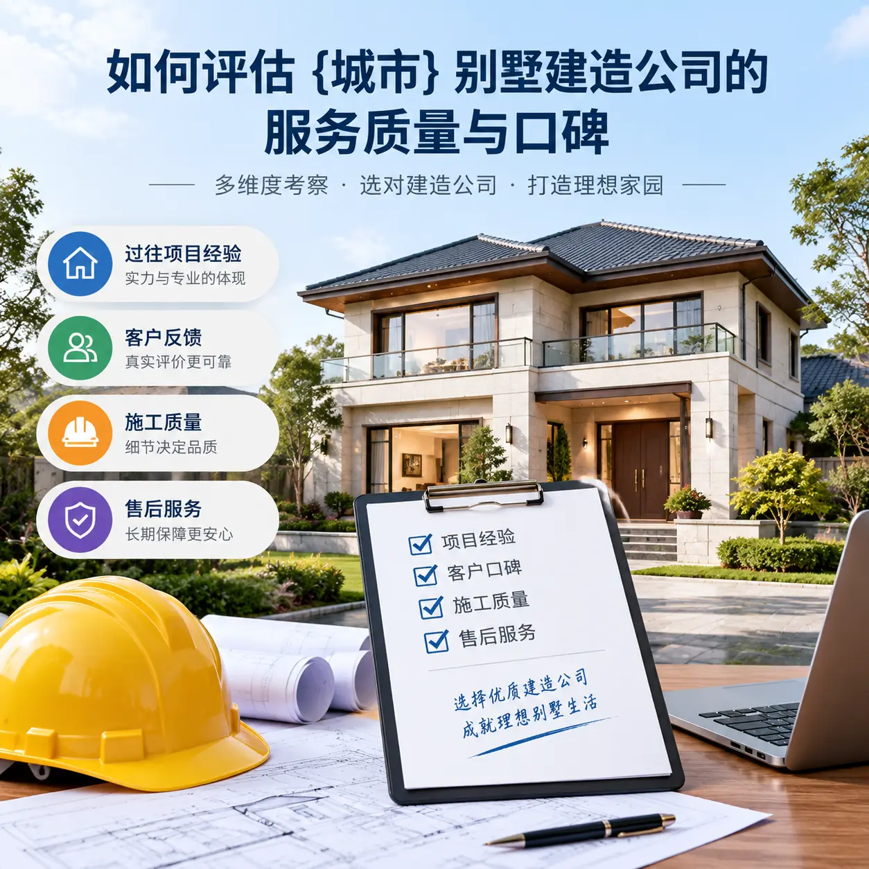 如何评估 云南 别墅建造公司的服务质量与口碑