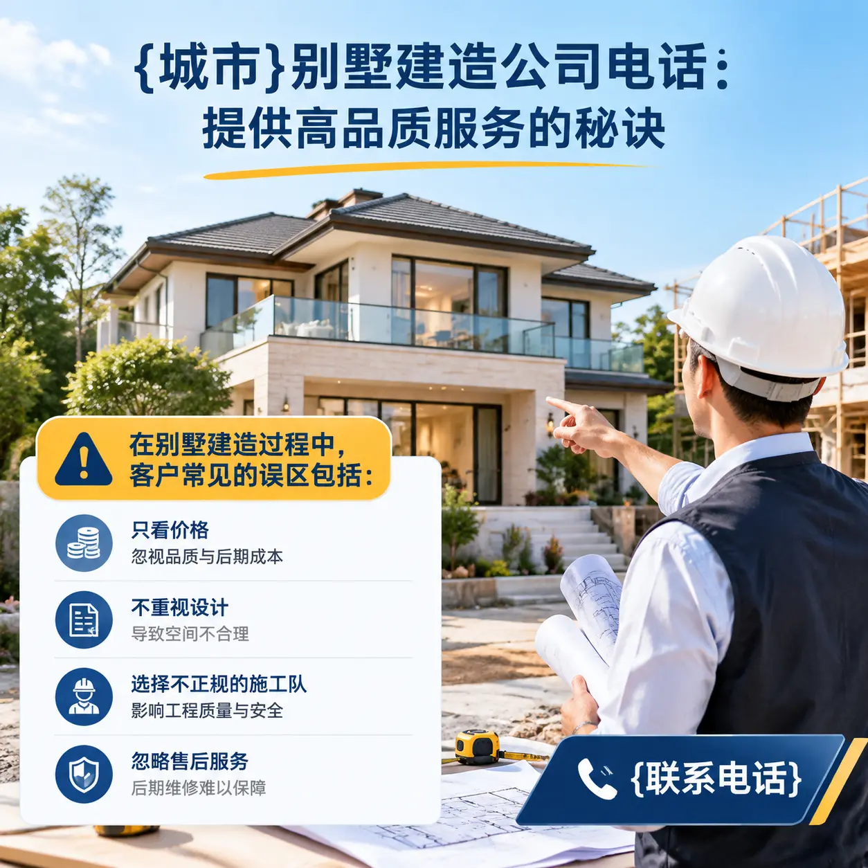 云南别墅建造公司电话:提供高品质服务的秘诀