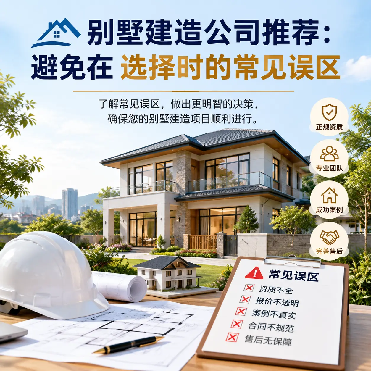 别墅建造公司推荐：避免在 云南 选择时的常见误区