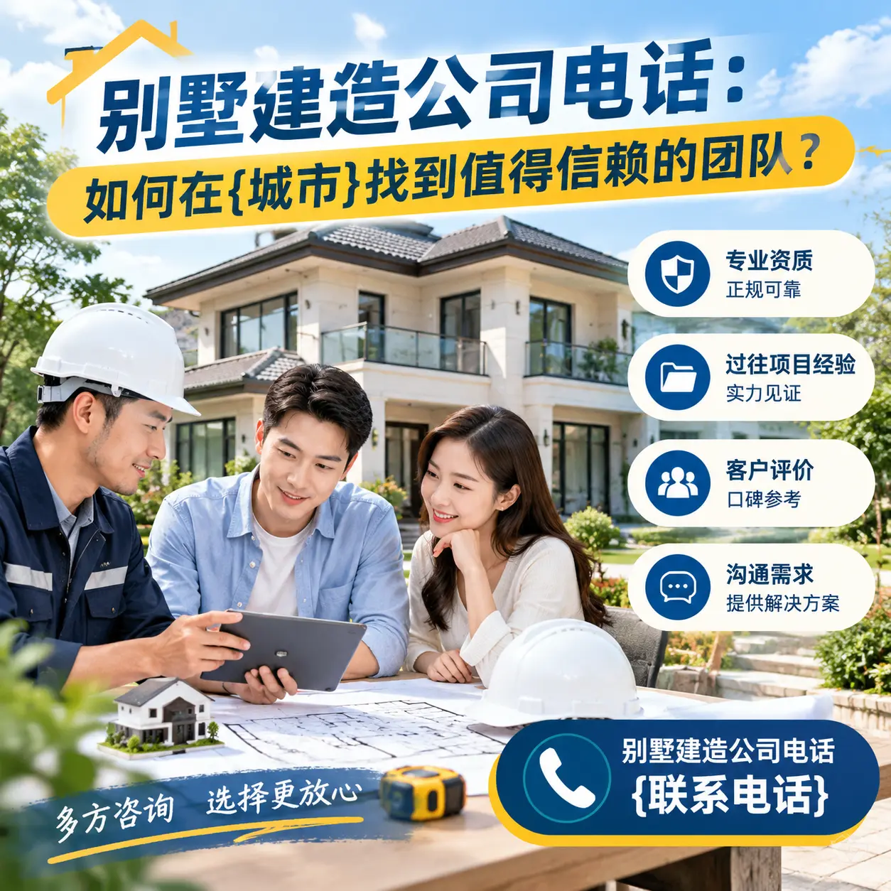 别墅建造公司电话：如何在云南找到值得信赖的团队？