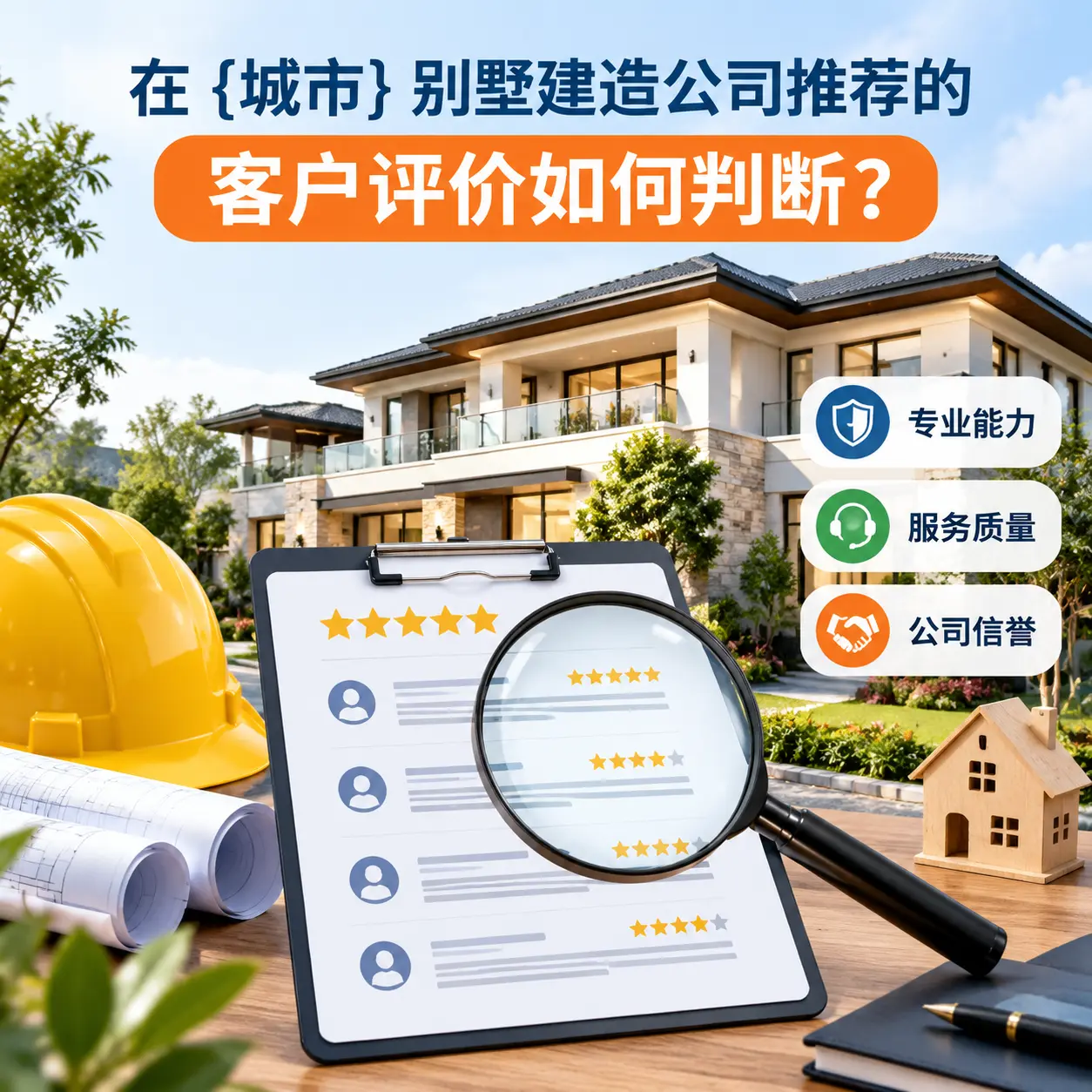 在 云南 别墅建造公司推荐的客户评价如何判断?