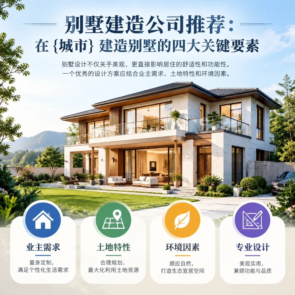 别墅建造公司推荐:在 云南 建造别墅的四大关键要素