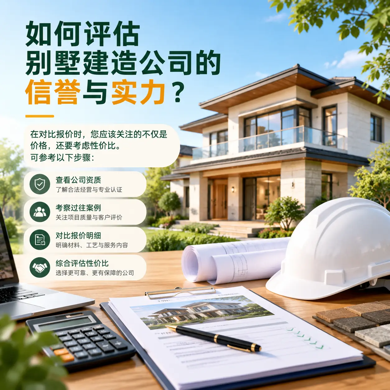 如何评估 云南 别墅建造公司的信誉与实力?
