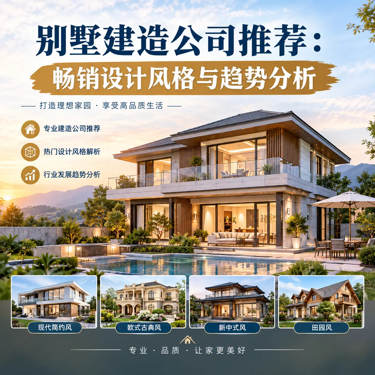 别墅建造公司推荐: 云南 畅销设计风格与趋势分析