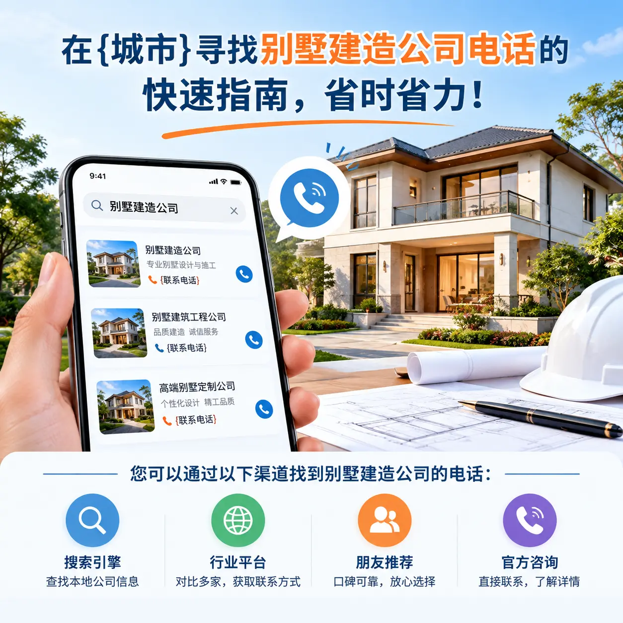 在云南寻找别墅建造公司电话的快速指南，省时省力！