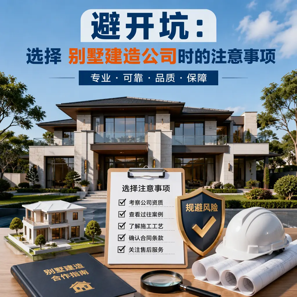 避开坑:选择 云南 别墅建造公司时的注意事项