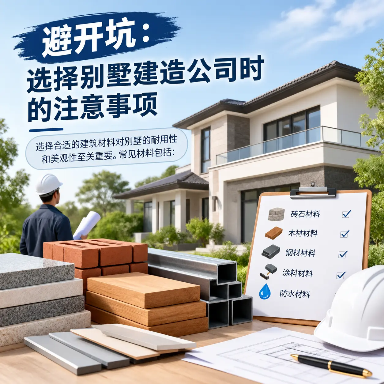避开坑:选择 云南 别墅建造公司时的注意事项
