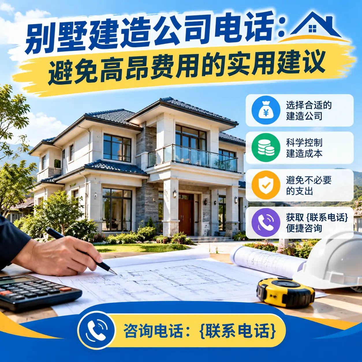 云南别墅建造公司电话:避免高昂费用的实用建议