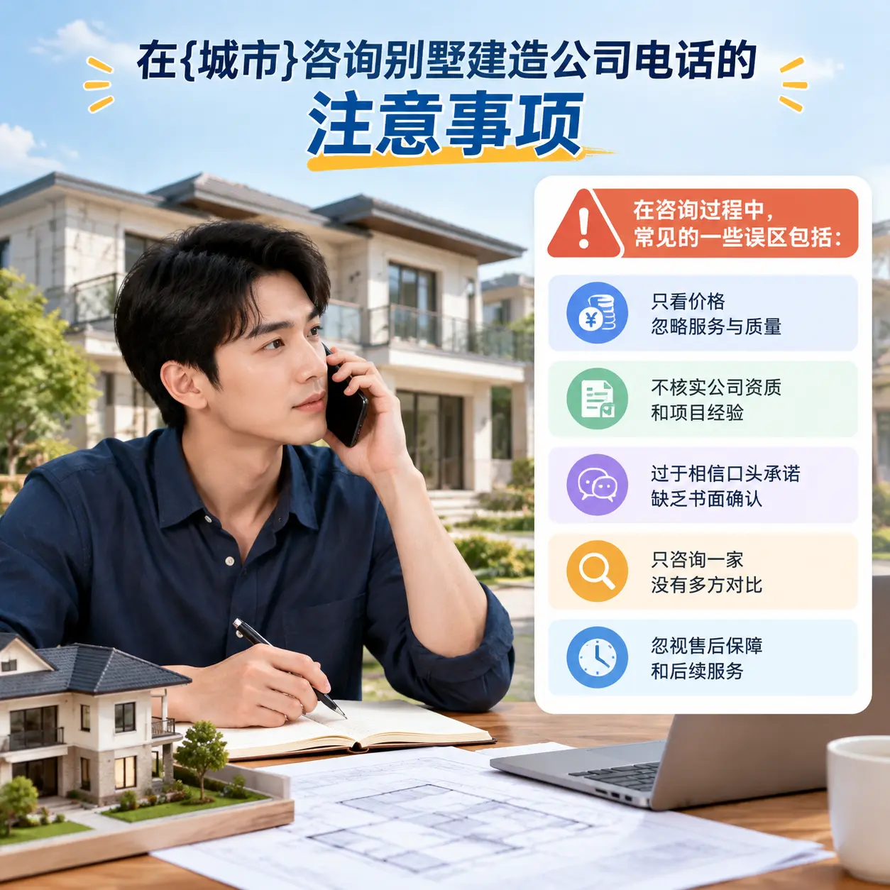 在云南咨询别墅建造公司电话的注意事项