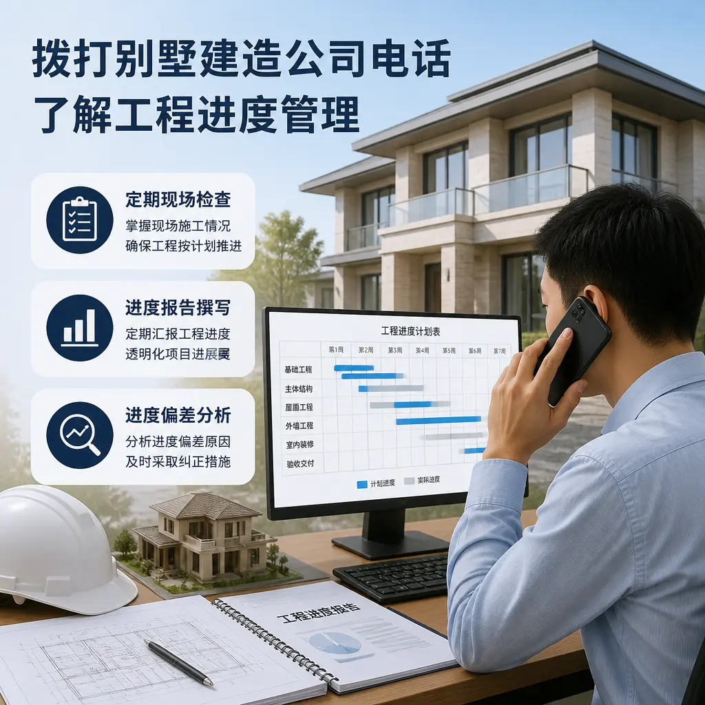 拨打云南别墅建造公司电话,了解工程进度管理