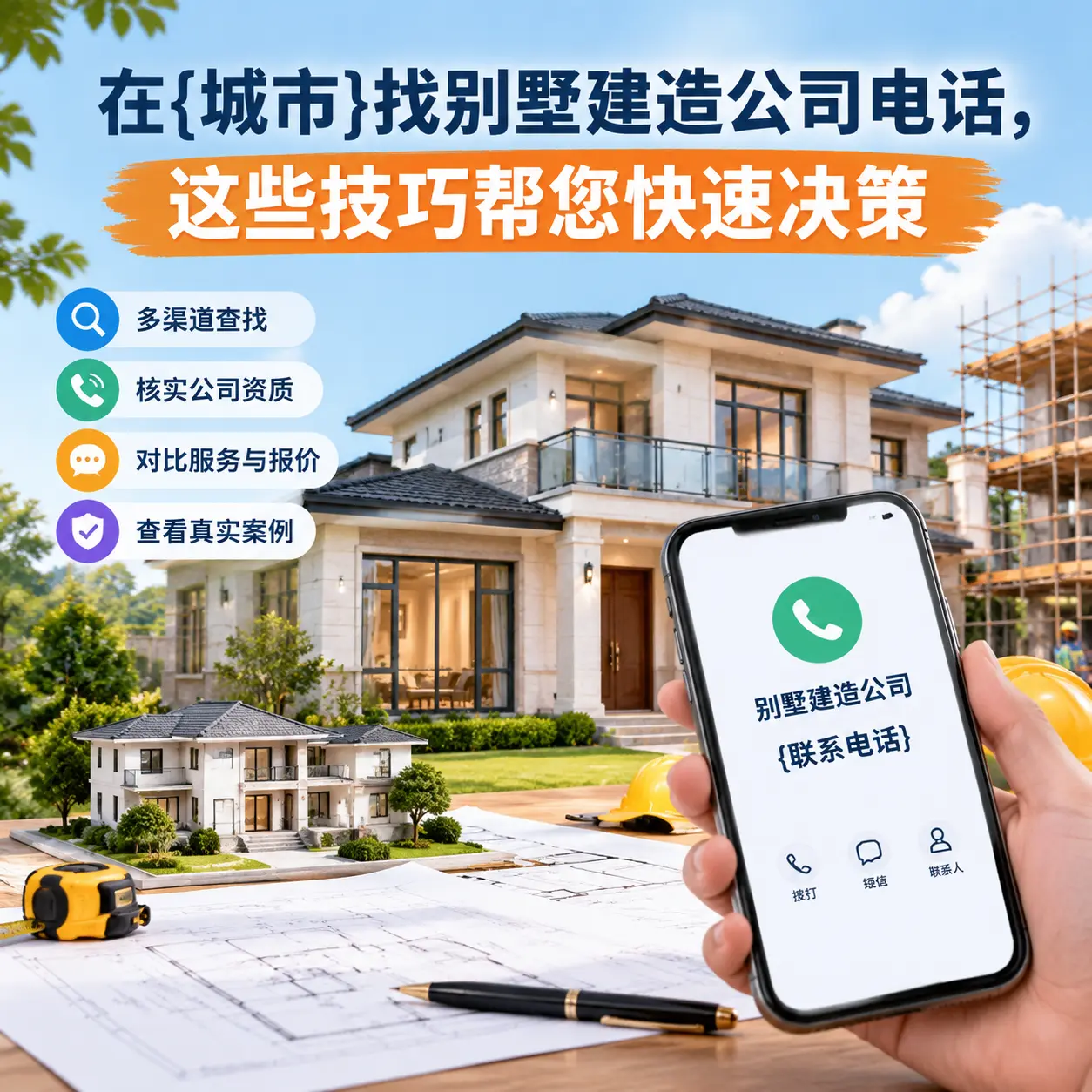在云南找别墅建造公司电话，这些技巧帮您快速决策