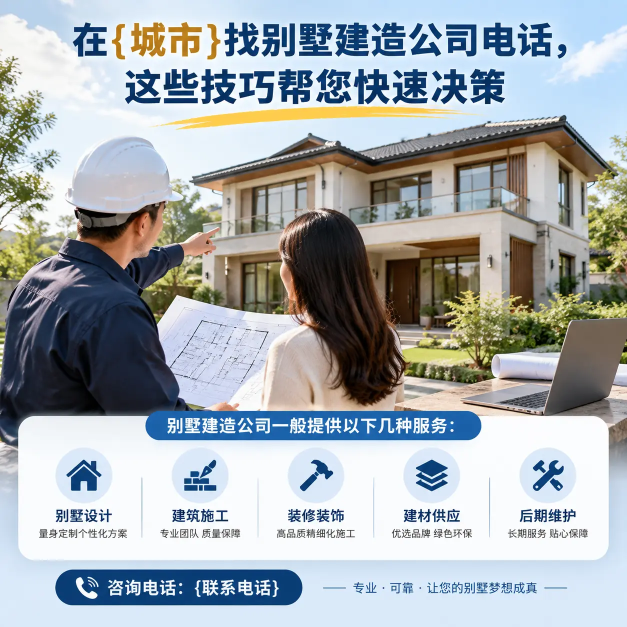 在云南找别墅建造公司电话，这些技巧帮您快速决策