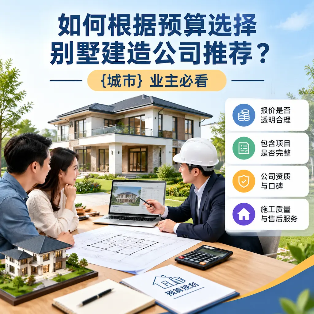 如何根据预算选择别墅建造公司推荐? 云南 业主必看