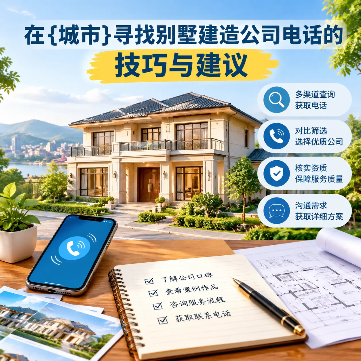 在云南寻找别墅建造公司电话的技巧与建议