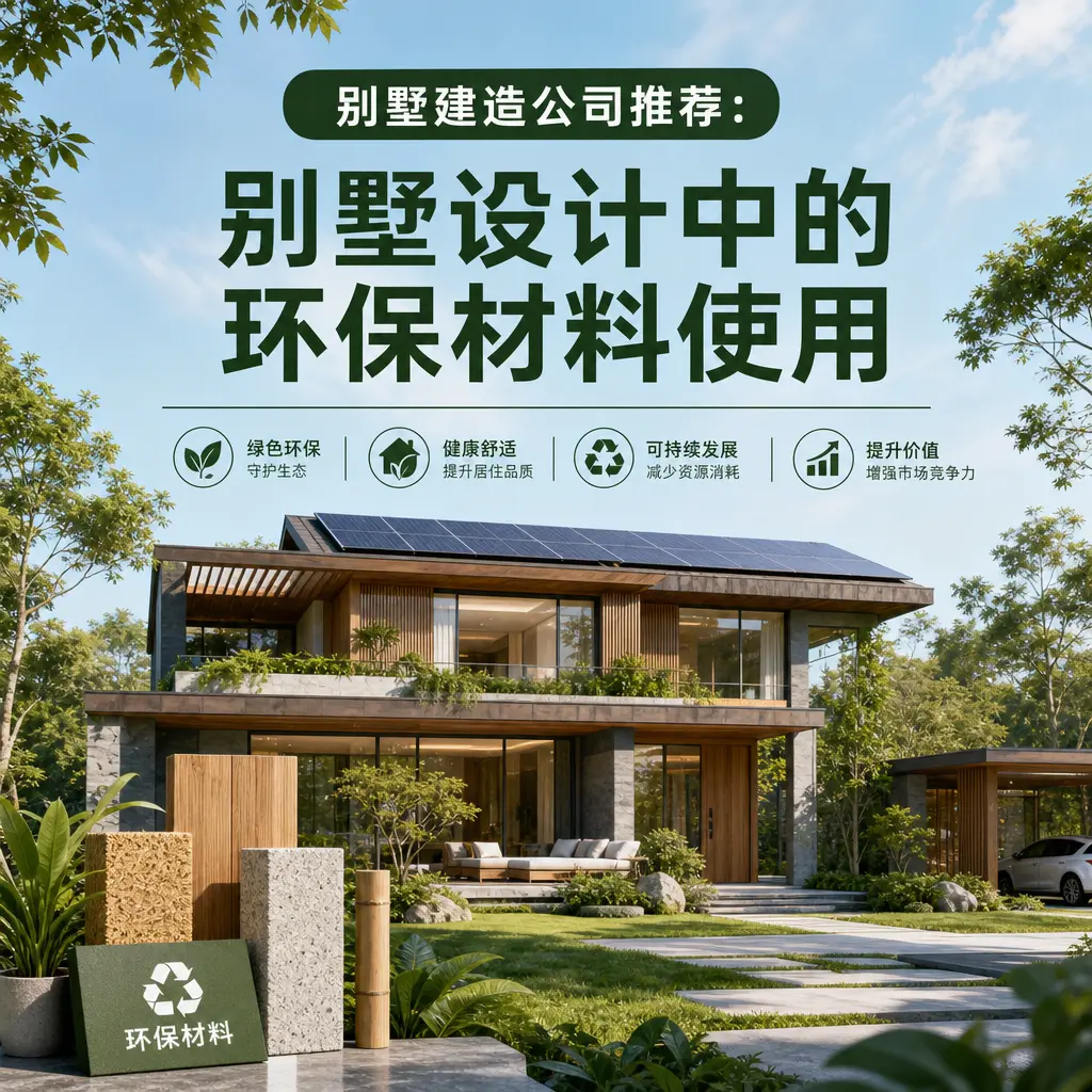 别墅建造公司推荐： 云南 别墅设计中的环保材料使用