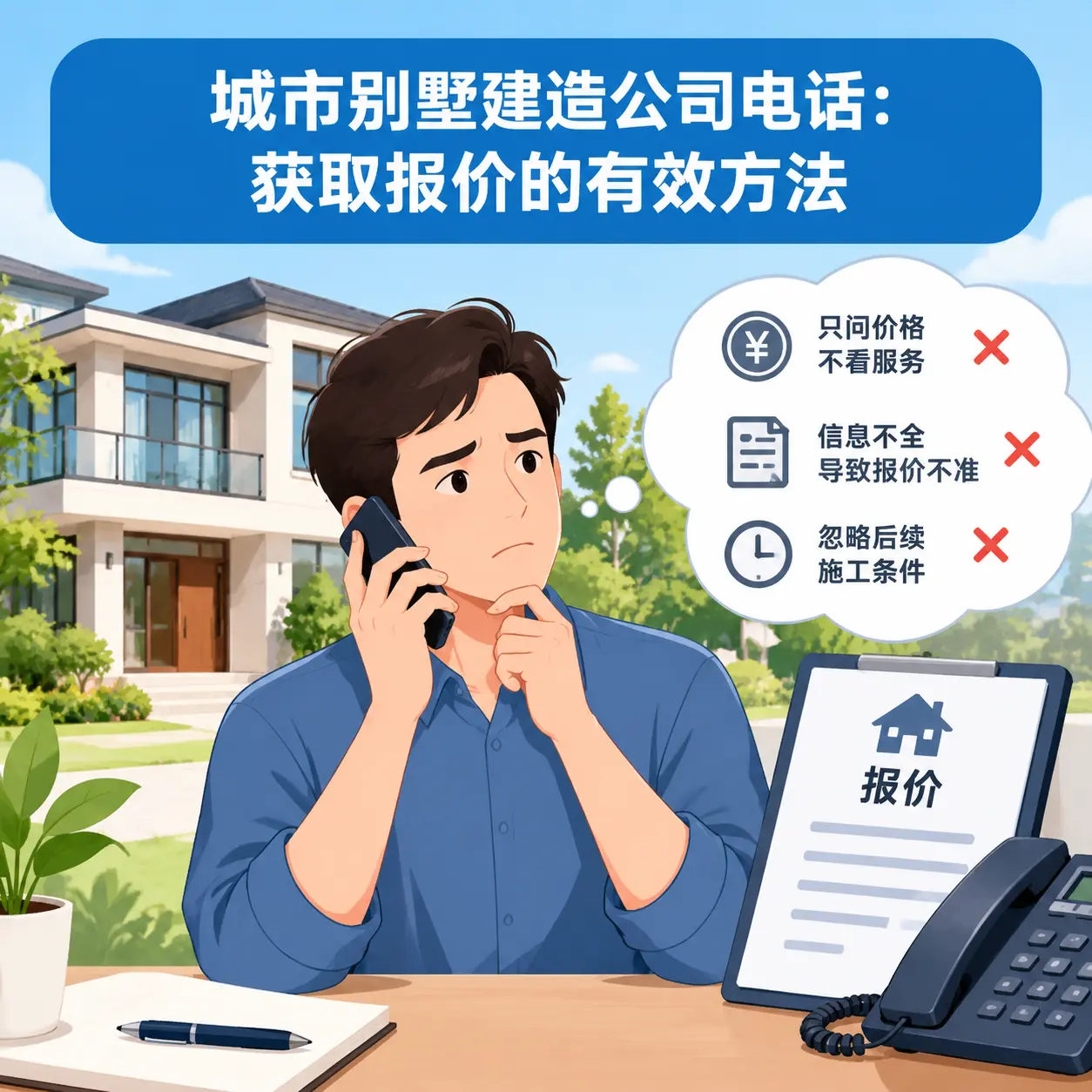 云南别墅建造公司电话：获取报价的有效方法