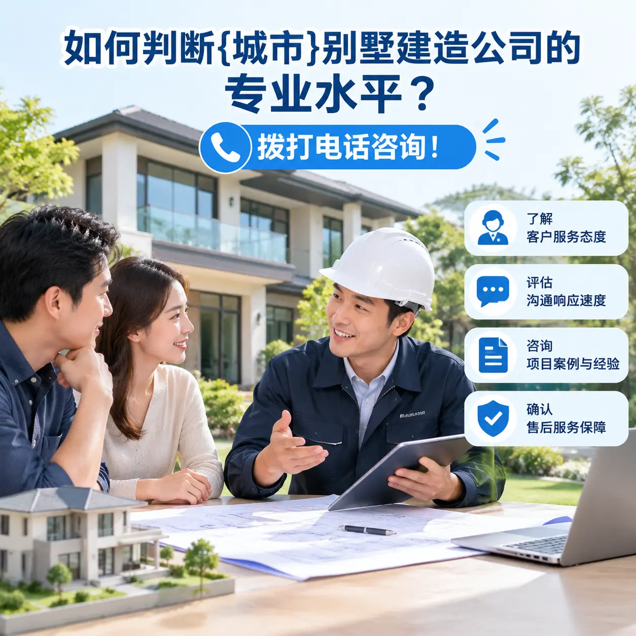 如何判断云南别墅建造公司的专业水平?拨打电话咨询!