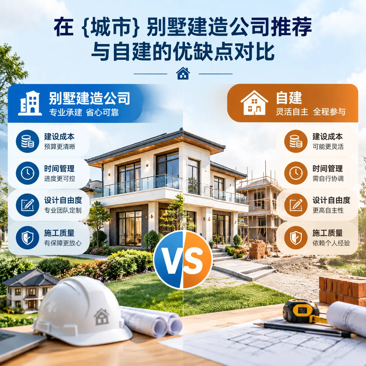 在 云南 别墅建造公司推荐与自建的优缺点对比